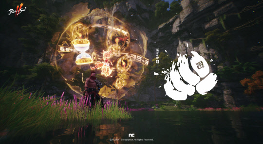 블레이드&소울2 권갑 착용 캐릭터 이미지. 엔씨소프트 제공